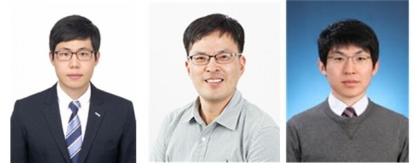 (왼쪽부터)고려대 전자·기계융합공학과 조성재 박사과정, 바이오의공학부 윤대성 교수, 전자·기계융합공학과 박진성 교수 (사진: 고려대 제공)