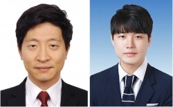 왼쪽부터 송영학 교수와 하주완 씨