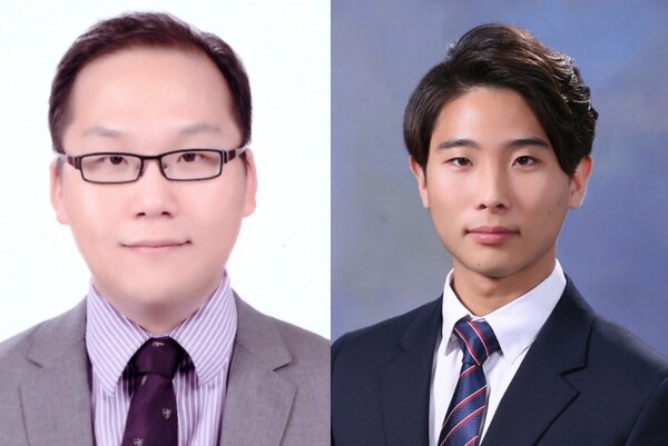 인하대 고분자공학과 첨단소재 연구실 위정재 지도교수(좌), 신재인 연구원