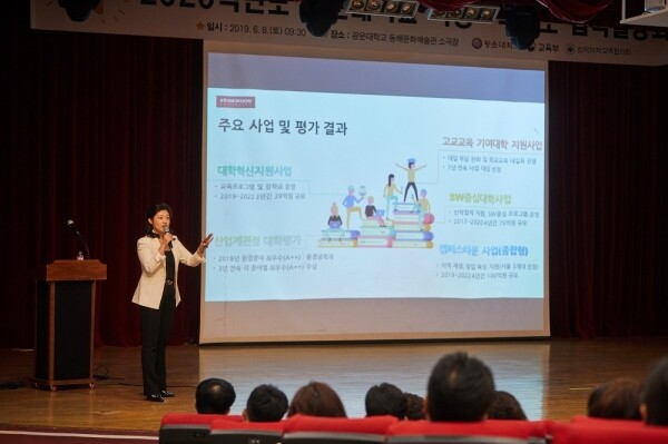 광운대학교(총장 유지상)는 6월 8일 광운대 동해문화예술관 소극장에서 전국 수험생 및 학부모를 대상으로 ‘2020학년도 광운대학교 입학설명회 : 별 일이 多 있다’를 진행했다. (사진: 광운대 제공)