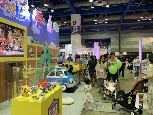 ‘캐릭터 라이선싱 페어 2019’ '쉿! 내 친구는 빅파이브' 부스 전경 (사진: 중앙대 제공)