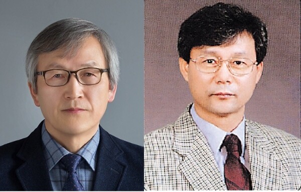 (왼쪽부터) 이창희 교수, 김영명 교수 (사진: 강원대 제공)