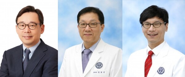 (왼쪽부터) KAIST 신의철 교수, 연세대 김호근, 민병소 교수 (사진: KAIST 제공)