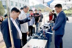드론 전시 (사진: 경복대 제공)