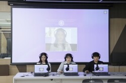 AI면접시연 (사진: 경복대 제공)