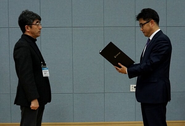 신현준 단장 수상