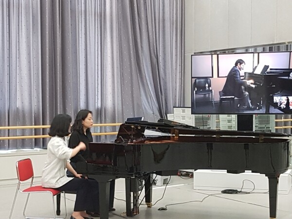 서울사이버대 원격레슨 장면 (사진: 서울사이버대 제공)