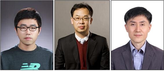 (좌측부터) 제1저자 정성용 박사과정, 공동저자 강윤찬 교수, 교신저자 이종흔 교수