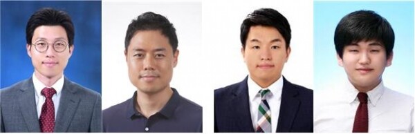 안지환(연구공동책임자(서울과기대), 공동교신저자), 심준형 (연구공동책임자(고려대), 공동교신저자), 양병찬 (공동제1저자(서울과기대)), 구준모 (공동제1저자(고려대)) (사진: 서울과기대 제공)