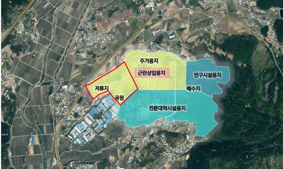 아주자동차대 인근 튜닝산업단지조성 부지