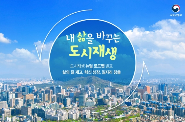 국토교통부의 '도시재생 뉴딜 로드맵' 이미지