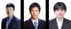 (왼쪽부터)나석인 교수, 권성남 연구교수, 최미정 대학원생