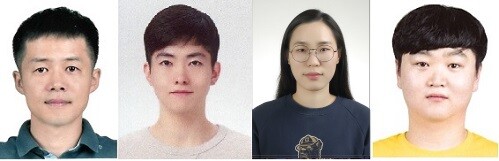 (좌측부터)최정현, 노현철, 주빛나, 정민석 박사과정생