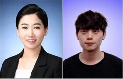 최유진 대학원생(좌) 박민욱 연구원