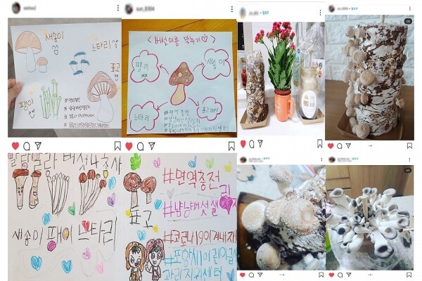 '냠냠버섯챌린지' 참가작