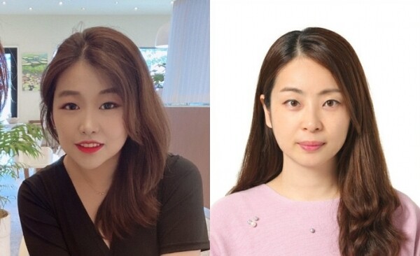 한국문화예술경영학회 하계학술대회에서 우수논문상을 수상한 정민희 씨, 한하경 씨.