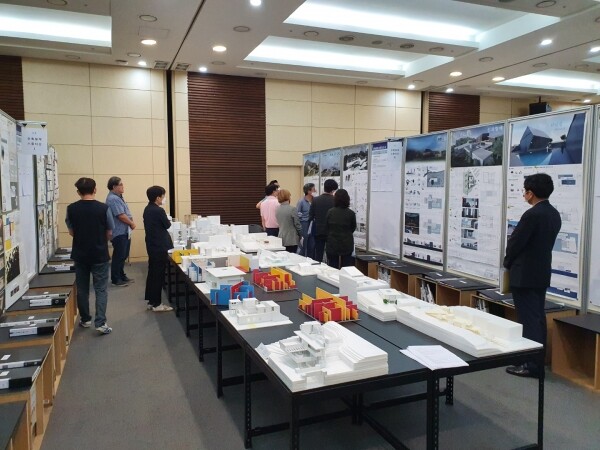 지난 6월 14~17일 열린 한국건축학교육인증원 한남대 실사 모습.