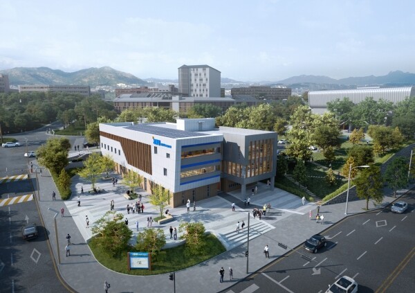강원대 신축 평생교육원 조감도(2022년 완공 예정). (사진=강원대 제공)