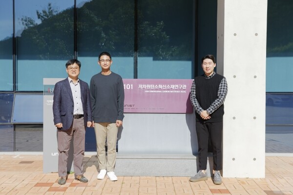 (좌측부터) 신현석교수, 김민수 연구원, 마경열 연구원. (사진=UNIST 제공)