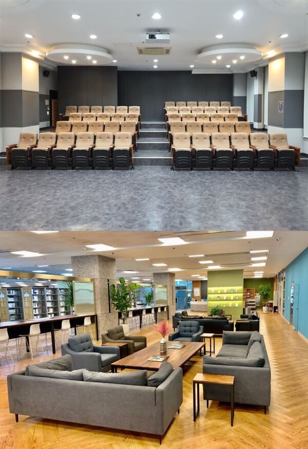 경성대학교 중앙도서관은 노후된 시설을 개선하고 공간을 재구성해 학생들의 교육 환경 개선과 휴게 공간을 조성하는 도서관 리모델링을 진행했다. (사진=경성대 제공)