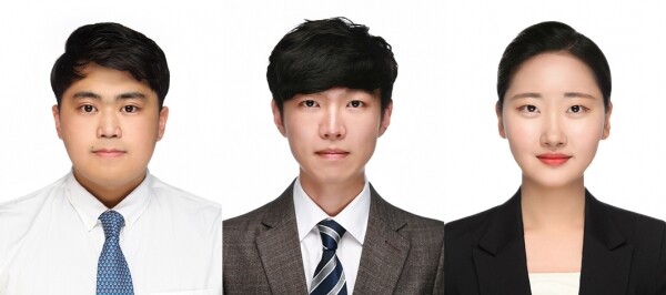 (왼쪽부터) 김준철, 이승재, 고낙경 씨. (사진=부경대 제공)