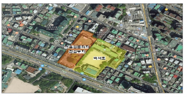 장애인·비장애인 복합문화공간 ‘등촌동 어울림 플라자’ 건립부지 조감도. 사진=서울시교육청
