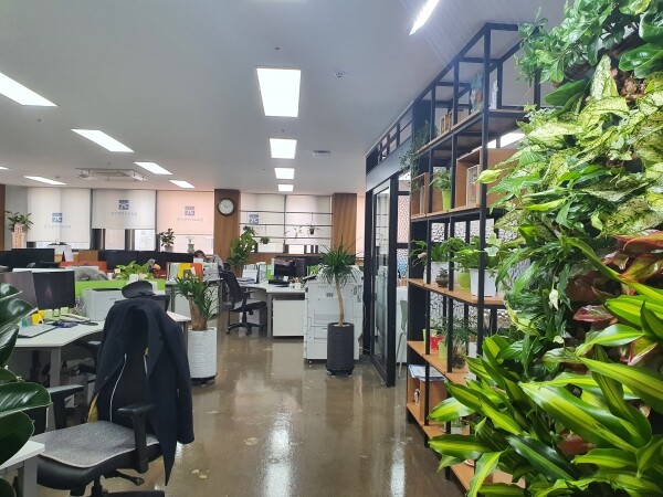 광주시교육청 시민참여담당관의 사무공간 혁신 후 내부 전경. 사진=광주시교육청