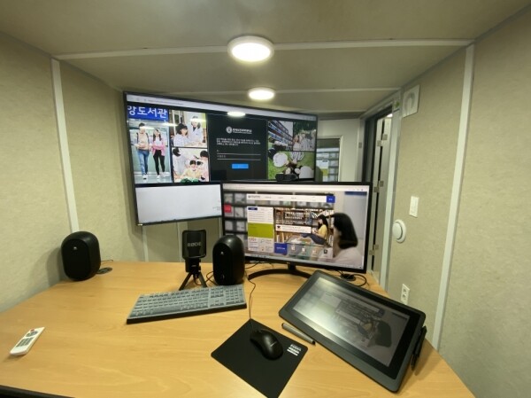 충북보건과학대의 스마트 강의실. 사진=충북보건과학대 제공