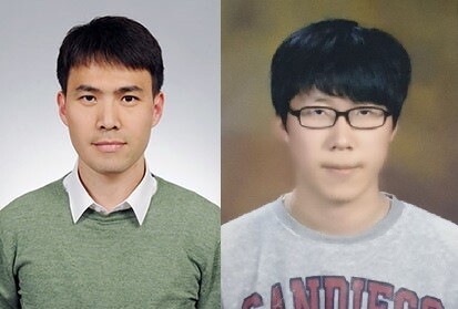 (왼쪽부터) 김관래 교수와 양이준 석사과정 연구원. 사진=서울과기대 제공
