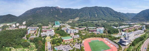 교육국제화역량 인증제 '우수인증대학'에 선정된 창원대 전경사진. 사진=창원대 제공