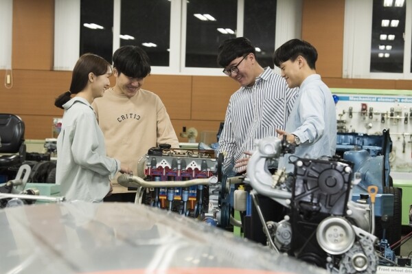 조선자동차항공기계계열 수업 모습. 사진=연암공대 제공