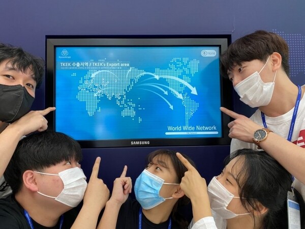 한국승강기대 사회맞춤형 협약반 학생들. 사진=한국승강기대 LINC+사업단 제공