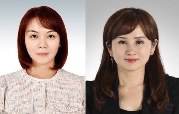 미용장 시험에 합격한 이민정(좌) 씨와 이용장 시험에 합격한 김미정 씨. 사진=건양사이버대 제공