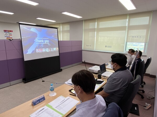7일 열린 경동대 온라인 취업역량경진대회 심사 모습. 사진=경동대 제공