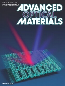지난 10월 4일자 'Advanced Optical Materials' 온라인판 표지 논문(형상 기억 메타물질 개념도)