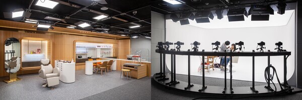 ‘실감형 콘텐츠 제작 시스템(VX, Virtual eXperience)'이 구축된 서울사이버대 아트 테크 스튜디오(ART TECH STUDIO) 내부 모습. 사진=서울사이버대 제공