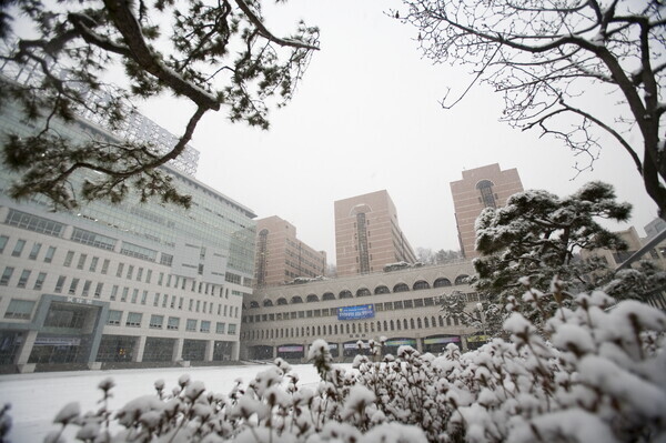 성신여대 수정캠퍼스 설경. 사진=성신여대 제공