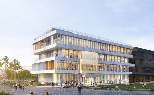 한국에너지공대 개교 핵심시설 조감도. 지하 1층~지상 4층 연면적 5224㎡ 규모로 PBL강의실, 셀프 스튜디오, 오픈 스페이스 등이 들어선다. 사진=한국에너지공대 제공