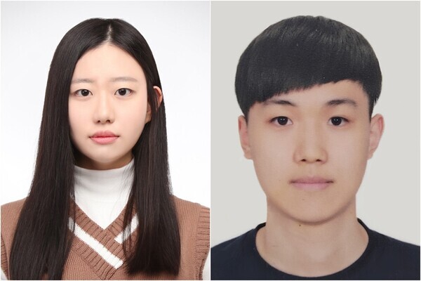 숭실대 전자정보공학부 계효선(왼쪽), 김미르 씨. 사진=숭실대 제공