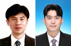 중앙대 화학신소재공학부 김주헌(왼쪽) 교수, 이원두 박사과정. 사진=중앙대 제공