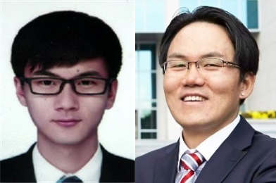 이지훈(오른쪽) 교수와 슈센린 박사과정 연구원. 사진=광운대 제공