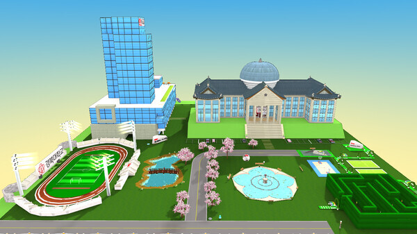 네이버 제페토 플랫폼에 구현된 경북대 캠퍼스. 자료=경북대 제공