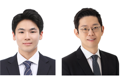 서울시립대 문홍철(오른쪽) 교수와 제1저자로 참여한 김용민 석박사 통합과정생. 사진=서울시립대 제공