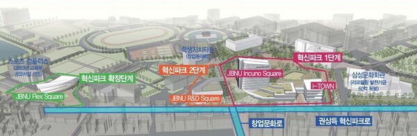 캠퍼스 혁신파크 투시도. 사진=전북대 제공