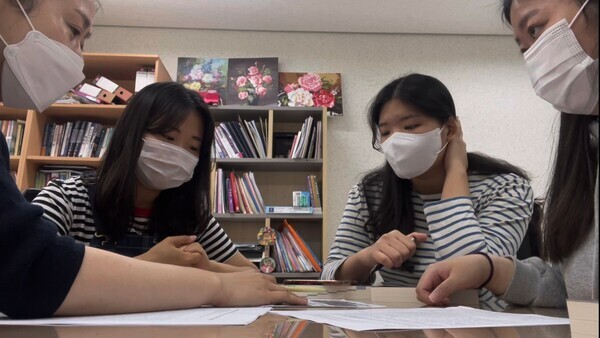 경동대 간호학과의 사제동행 프로그램 스터디 모습. 사진=경동대 제공