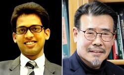 중앙대 사이두 라만(왼쪽) 연구교수, 방명걸 교수. 사진=중앙대 제공