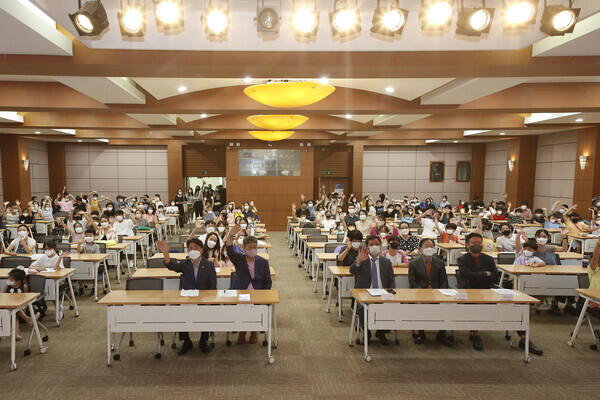 상명대 평생교육원이 마련한 초등영어 캠프 오리엔테이션. 사진=상명대 제공