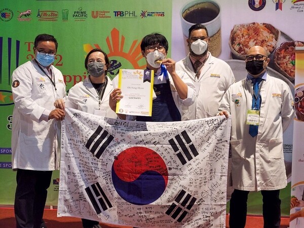 청운대학교 1학년 오상현 학생이 ‘2022 필리핀 컬리너리 컵’에서 3개 부문 모두 입상했다.