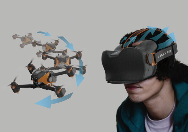 수상 작품 체감형 FPV(First person view drone) 드론.