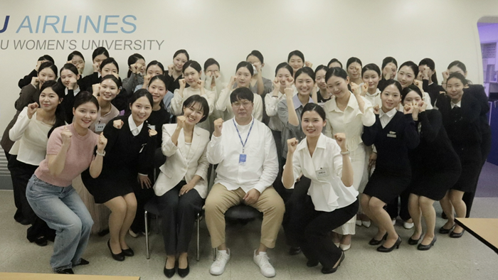 광주여대 항공서비스학과, 중동항공 객...